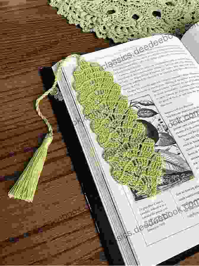 A Crocheted Bookmark With A Tassel Crochet Projects In One Hour: 15 Adorable Ideas For Everyone Who Loves Crocheting But Has No Time