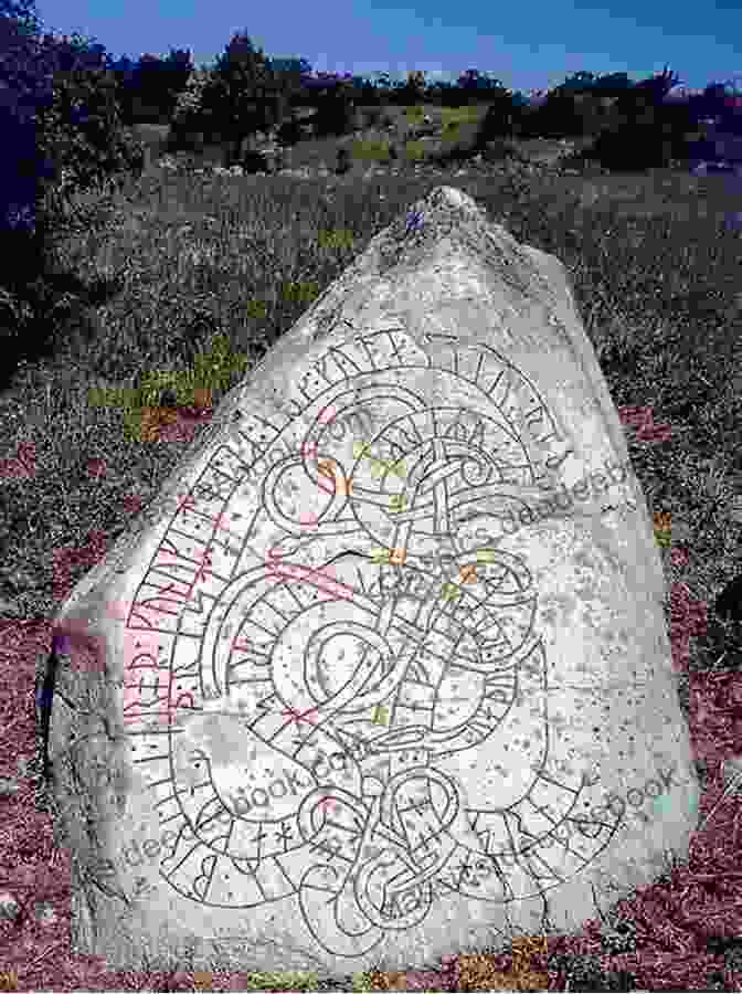 A Viking Runestone With Intricate Carvings Runestone: Viking Magic 1 Anna Ciddor